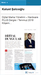 Mobile Screenshot of kalustsalcioglu.com